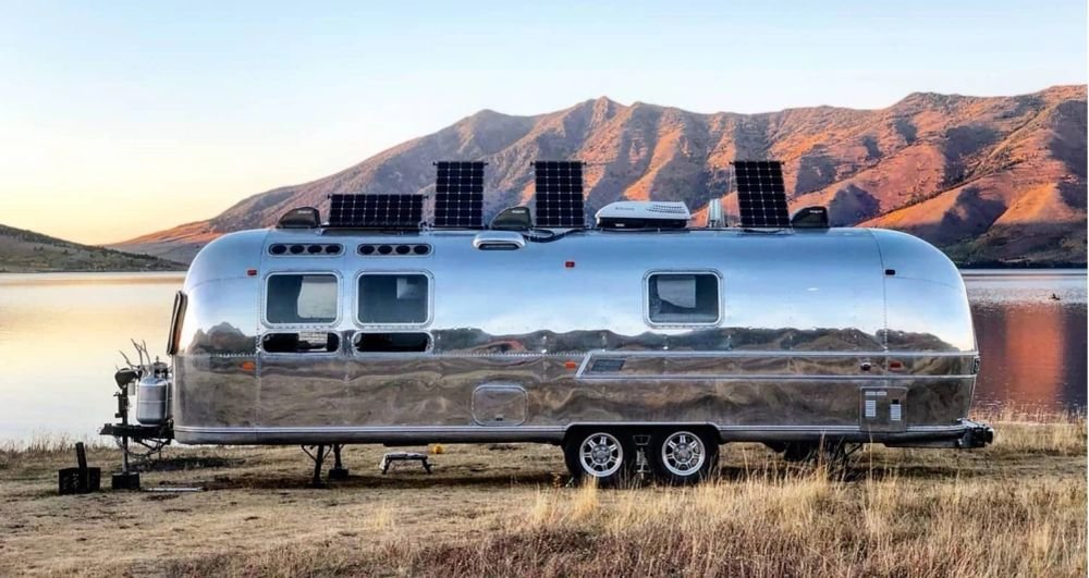 RV Solar Charging Systems equipment shown on the official business website
