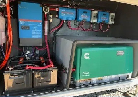 Inverter & electrical equipment bay photography from the official website
