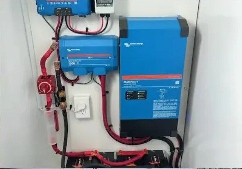 Wall-mounted power components photography from the official website